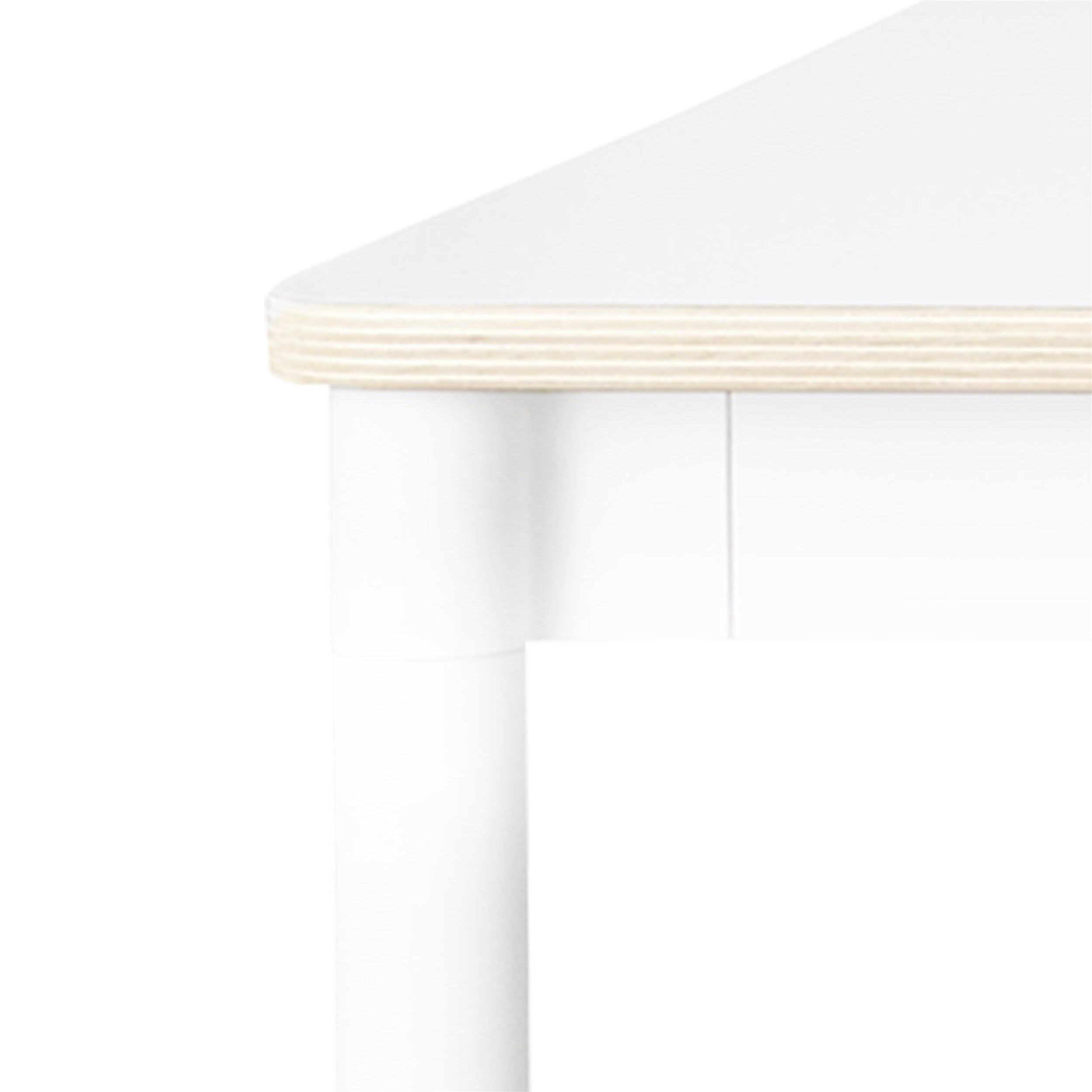 Muuto | Base Table - White Laminate – OSCAR AND WILLOW